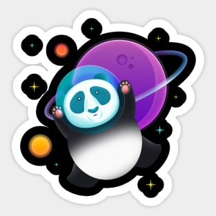 Panda Astronaut Sticker